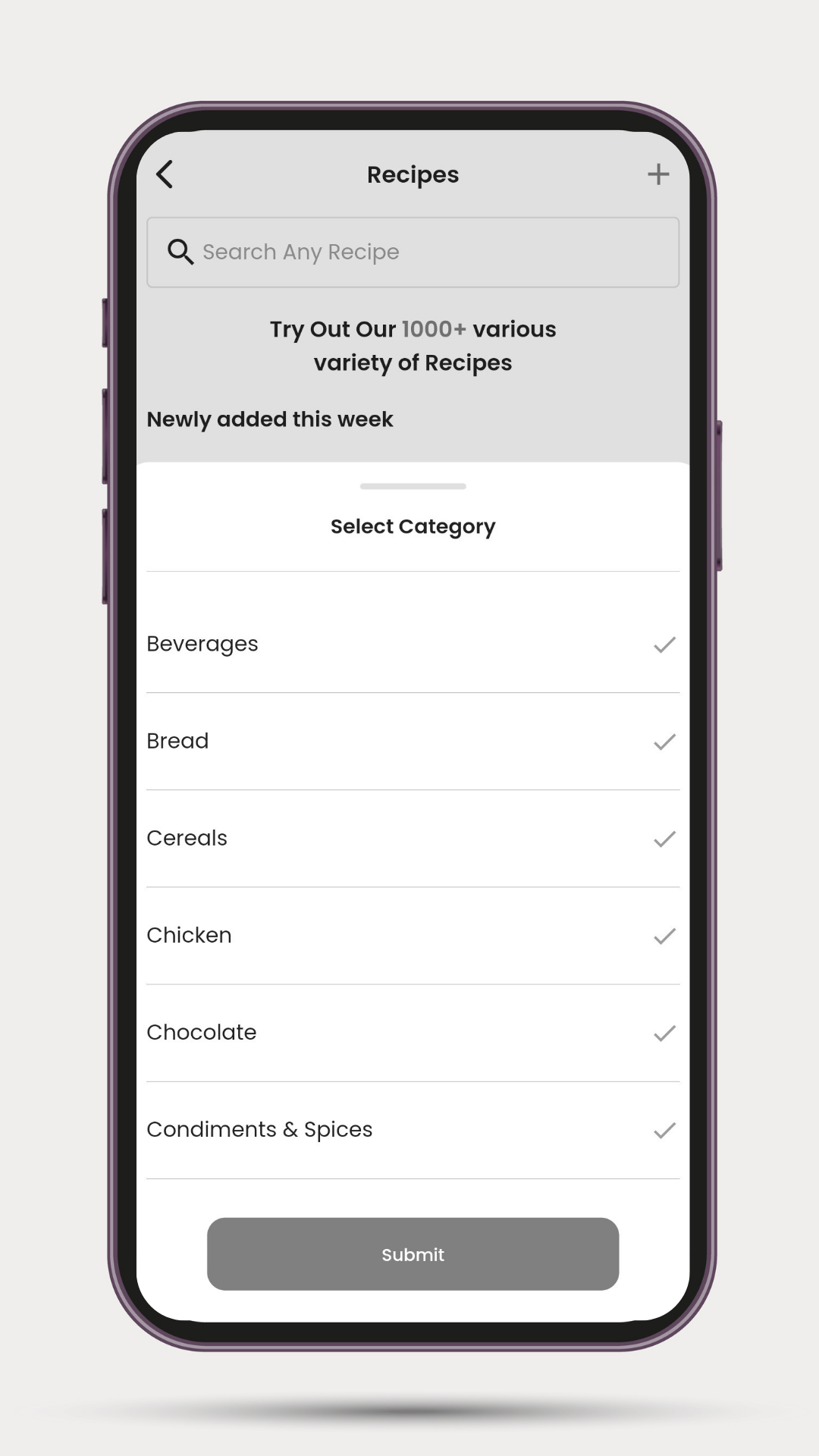 Recipe Category